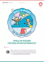 Vorschau - Spiele - Schwimmspiele bzw. Spiele im Wasser für den Schwimmunterricht - Seite 1