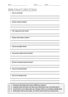 Vorschau - Arbeitsblätter - Lernposter + AB mit Fragen zum Thema "Streik" + Lösungsblatt + Mindmap + Infografik - Seite 1