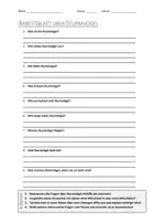Vorschau - Arbeitsblätter - AB mit Fragen zum Thema "Sturmvögel" + Lösungsblatt - Deckblatt