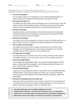 Vorschau - Arbeitsblätter - AB mit Fragen zum Thema "Sturmvögel" + Lösungsblatt - Seite 1