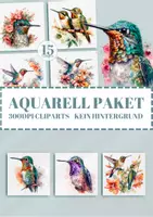 Vorschau - selbst erstellte Cliparts/Grafiken - Mystical Pilz Clipart Bündel, 15 magische Aquarellpngs - Deckblatt