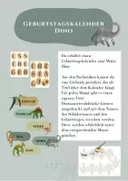 Vorschau - Präsentationen/Tafelbilder - Geburtstagskalender - Dino - Klassenraumdekoration - Deckblatt