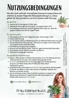 Vorschau - Mal- und Bastelvorlagen - Orangenliebe Lesezeichen mit positiven Sprüchen - Seite 2