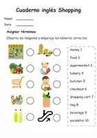 Vista previa - Unidades / Secuencias / Situaciones de Aprendizaje - Cuaderno Inglés Shopping - página 1