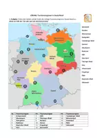 Vorschau - Bildkarten - Arbeitsblatt: Tourismusregionen Deutschlands (mit Lösung) - Seite 2