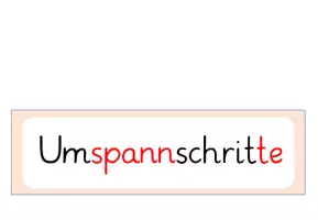 Vorschau - Poster - Wortspeicher Umspannschritte - Seite 1