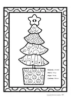 Vista previa - Hojas de trabajo - Navidad Musical- Colorea Las figuras musicales - página 3