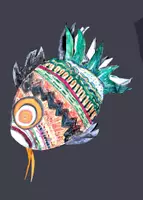 Vorschau - Arbeitsblätter - Glücksfisch 3D-Papierarbeit in Mischtechnik - Deckblatt