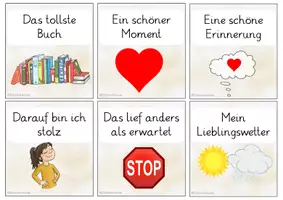 Vorschau - Spiele - kleines Materialpaket - Erzählen nach den Ferien (Herbstferien) - Seite 3