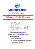 Vorschau - Unterrichtsreihen - PAKET: Odysseus - Leben und 5 Sagen - Seite 1