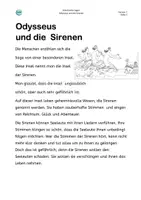Vorschau - Unterrichtsreihen - Griechische Sagen: Odysseus und die Sirenen (inkl. Fragen) - Seite 3