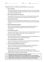 Vorschau - Arbeitsblätter - AB mit Fragen zum Thema "Superman" + Lösungsblatt + Infografik - Seite 2