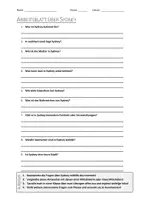 Vorschau - Arbeitsblätter - AB mit Fragen zum Thema "Sydney" + Lösungsblatt - Deckblatt