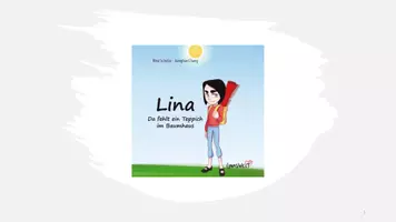Vorschau - Präsentationen/Tafelbilder - Bilder zum Buch LINA - Da fehlt ein Teppich im Baumhaus (OHNE TEXT) - Deckblatt