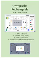 Vorschau - Spiele - Olympische Rechenspiele - Natürliche Zahlen - Deckblatt