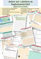 Vorschau - Unterrichtsreihen - Vielfältige Arbeit mit einer englischen Lektüre - Deckblatt