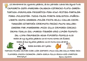 Vista previa - Hojas de trabajo - CUADERNO TDAH 1º PARTE - página 3