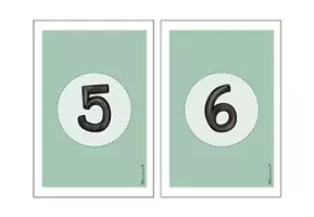 Vorschau - Stationenlernen - Stationsschilder: Karten für Stehrahmen (in dunkelmint) - Seite 3