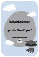 Vorschau - Poster - Buchstabenkarten (passend zu Sprache Stein Papier 1) - Seite 2
