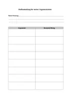 Vorschau - Arbeitsblätter - Stoffsammlung/Schreibplan für eine Argumentation/Erörterung - Deckblatt