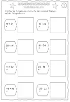 Vorschau - Arbeitsblätter - Rechenspaziergang Addition Subtraktion ZR 100 Klasse 2 / 3 Mathe - Seite 3