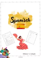 Vorschau - Arbeitsblätter - Spanisch (Anfänger) 8.Klasse /1.Lehrjahr 🇪🇸 - Deckblatt