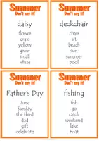 Vorschau - Spiele - Summer Vocabulary Materialpaket - Seite 2