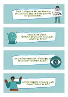Vorschau - Mal- und Bastelvorlagen - Zukunftsvorstellungen: Quatschen und Tauschen - Seite 1