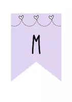 Vorschau - Poster - Wimpelkette Musik lila - Seite 1
