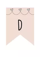Vorschau - Poster - Wimpelkette Deutsch rosa - Seite 1