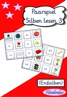 Vorschau - Spiele - Paarspiel "Silben lesen 3" (Endsilbe) - Deckblatt