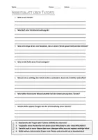Vorschau - Arbeitsblätter - AB mit Fragen zum Thema "Tatorte" + Lösungsblatt + Infografik - Deckblatt