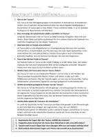 Vorschau - Arbeitsblätter - AB mit Fragen zum Thema "Taunus" + Lösungsblatt - Seite 1