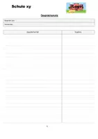 Vorschau - Anderer Materialtyp - Gesprächsnotiz Elterngespräch + allgemeine Gesprächsnotiz (docx !) - Seite 1