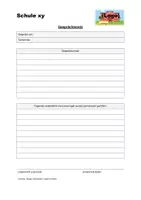 Vorschau - Anderer Materialtyp - Gesprächsnotiz Elterngespräch + allgemeine Gesprächsnotiz (docx !) - Deckblatt