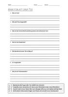 Vorschau - Arbeitsblätter - AB mit Fragen zum Thema "Tee" + Lösungsblatt + Mindmap + Infografik - Deckblatt