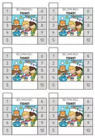 Vorschau - Präsentationen/Tafelbilder - Belohnungskarten Grundschule – Lochkarten Belohnungssystem – Punch Card - Fuchsklasse - Seite 1