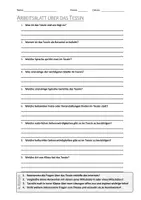 Vorschau - Arbeitsblätter - AB mit Fragen zum Thema "Tessin" + Lösungsblatt + Infografik - Deckblatt