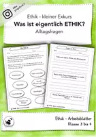 Vorschau - Stundenentwürfe - Ethik - Was ist eigentlich Ethik - Deckblatt