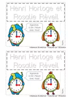 Aperçu - Feuilles d'exercices - Kit pédagogique: Heure, Horolage, Durée de temps - Page 2
