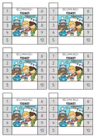 Vorschau - Präsentationen/Tafelbilder - Belohnungskarten Grundschule – Lochkarten Belohnungssystem – Punch Card - Waschbärenklasse - Seite 1