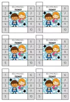 Vorschau - Arbeitsblätter - Belohnungskarten Grundschule – Lochkarten Belohnungssystem - Heros Punch Card - Seite 1