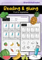 Vorschau - Arbeitsblätter - Reading and gluing economy package - material package (English) - Seite 1