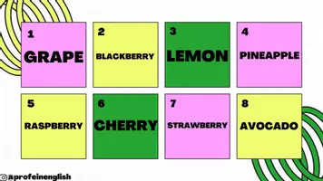 Aperçu - Apprentissages en autonomie - Fruits et légumes Jeu "Attention" en anglais! - Page 2