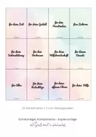 Vorschau - Anderer Materialtyp - Danke-Schokoriegel 22 Komplimente + 2 zum Selbstgestalten - Seite 3
