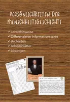 Vorschau - Arbeitsblätter - Freiarbeitsmaterial Lesekarten "Wichtige Persönlichkeiten der Geschichte" - Deckblatt