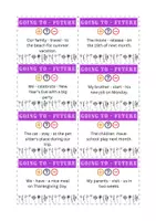 Vorschau - Aufgabenkarten - Going to - Future Task Cards (24 cards) - Seite 3