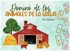 Vista previa - Juegos / Gamificación - Dominó de animales de la granja - página 1