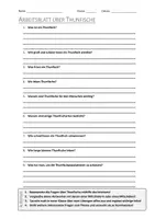 Vorschau - Arbeitsblätter - AB mit Fragen zum Thema "Thunfische" + Lösungsblatt - Deckblatt