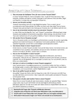 Vorschau - Arbeitsblätter - AB mit Fragen zum Thema "Tierpark" + Lösungsblatt - Seite 1